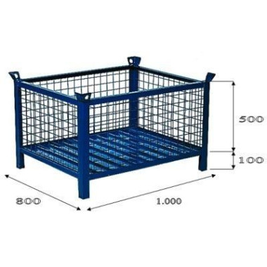 Behälter und Körbe--Container 1000x800mm (malla) 2