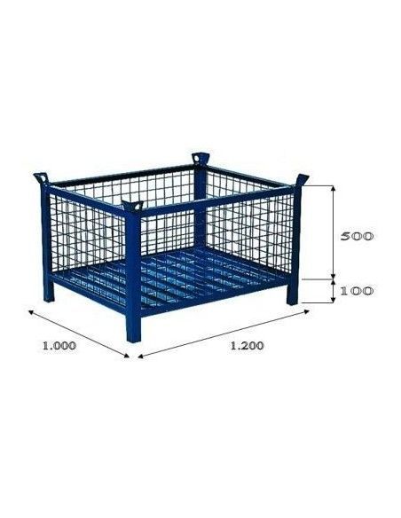 Containers and Baskets--Container 1200x1000mm (malla)
