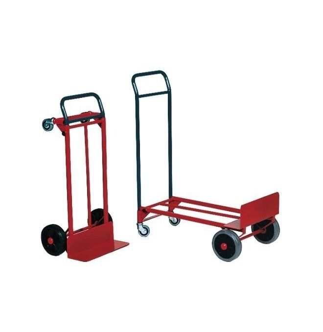Chariots manuels et électriques--Voiture plateforme (2 postes)