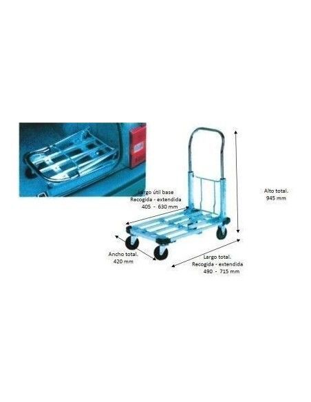 Manual and electric carts--Platform mini foldable