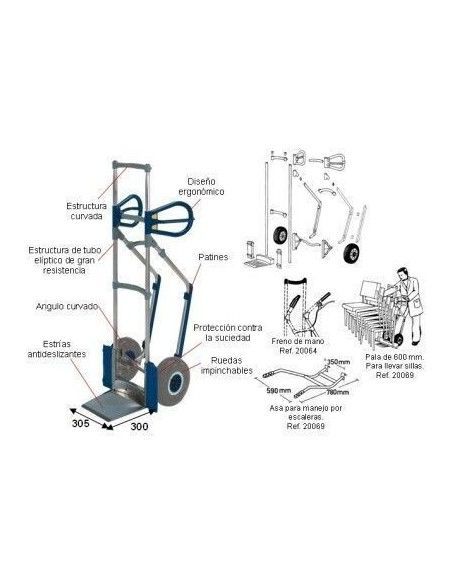 Carrelli manuali ed elettrici--Auto skalin in alluminio