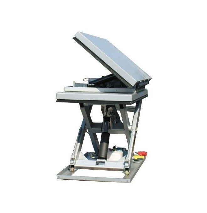 Tables Spéciales--Table élévatrice électrique (45e tilt) 2000kg à 800mm 1500x1100mm