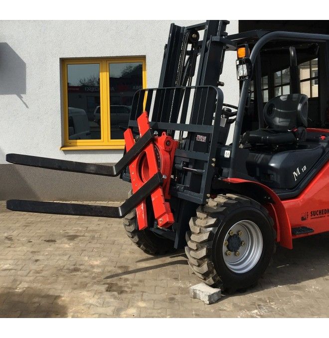 Mit an Bord: Wender, Klammern, ... - FEM2 360º Gabelstaplerwender