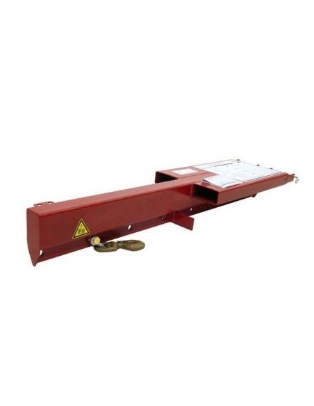 Guindastes e Ganchos para Caminhões-Brazo Guindaste Fijo de capacidade de 4000kg, comprimento de 1750mm