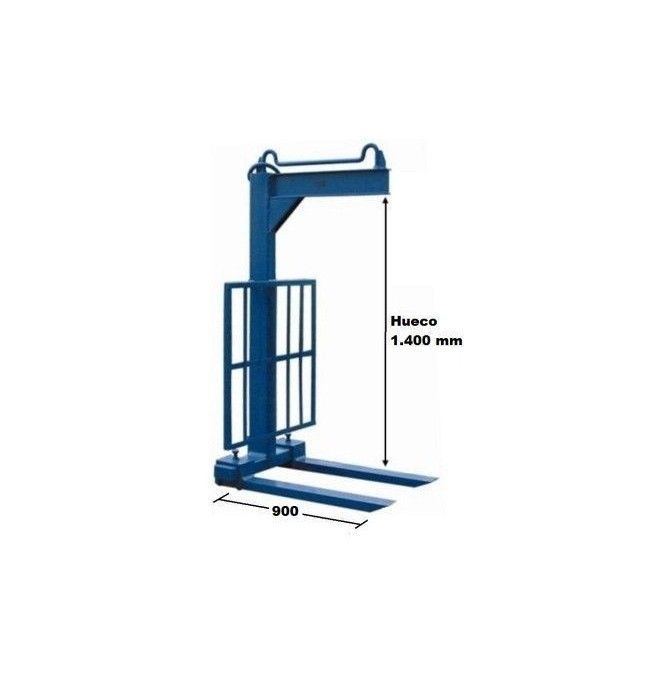 Porta-Paletes--Transportador de paletes pregos móveis 1.500 kg
