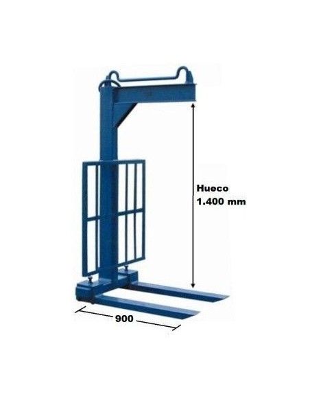 Portapalets--Portapalet uñas móviles 1.500 kg