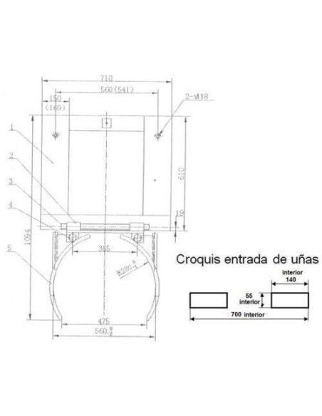 For loading pumps and drums--Implementation vertical drum clamp
