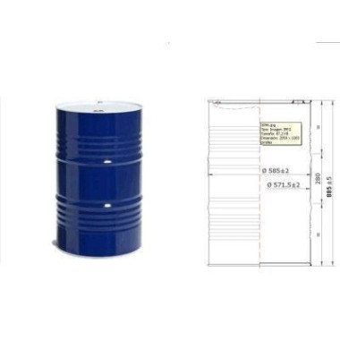 Fusti in Plastica e Lamiera--Coil 218L 2
