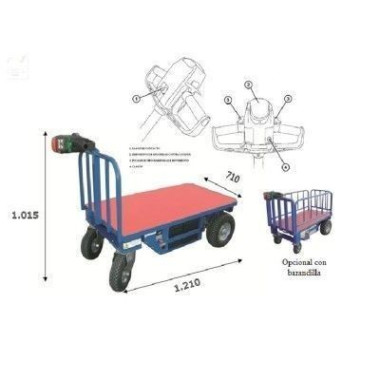 Plataformas Rodantes--Plataforma autopropulsada 400kg 2