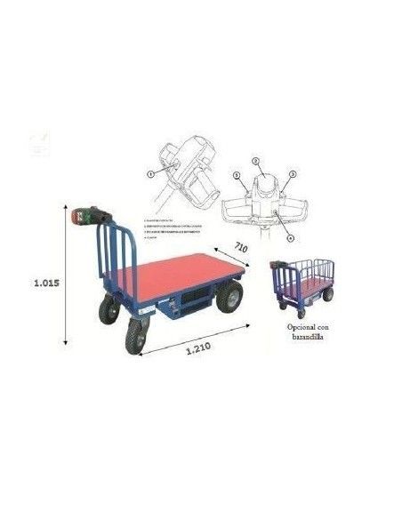 Rolling Platforms-- Self-propelled cantaform 400kg