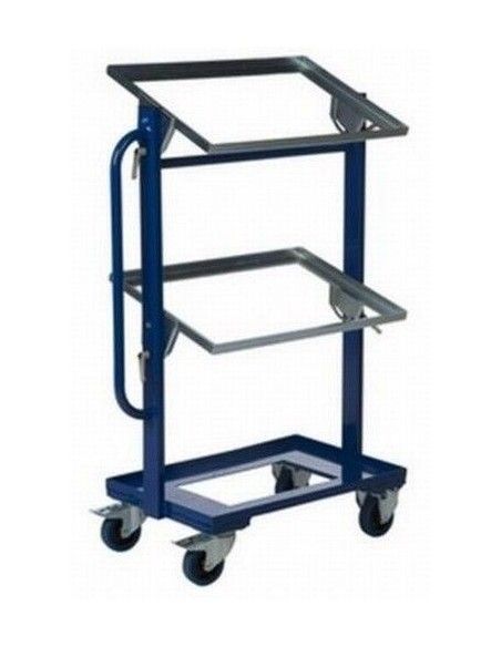 Manual and electric carts--Cart with tilting boxes