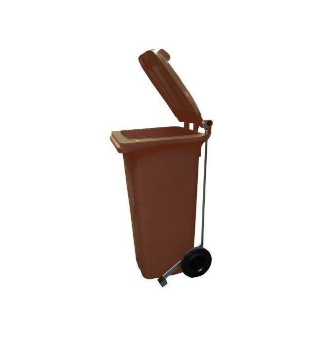 Tambores de Plástico e Folha-balde de lixo 80L com pedal