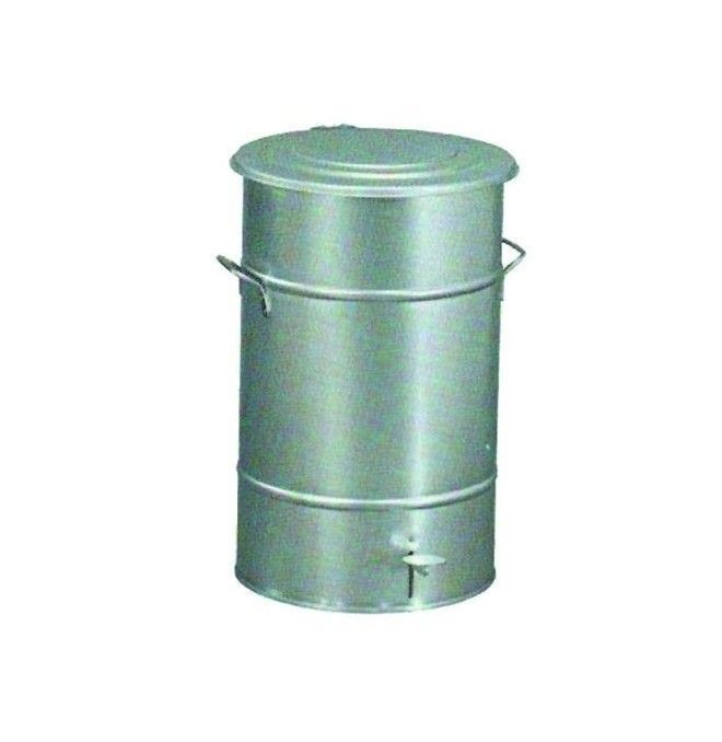 Tambores de Plástico e Folha--Cube com pedal galvanizado 70 L