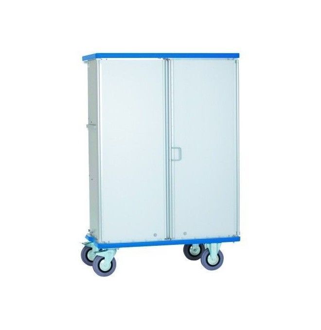 Carrelli manuali ed elettrici--Auto credenza alluminio anodizzato 300kg