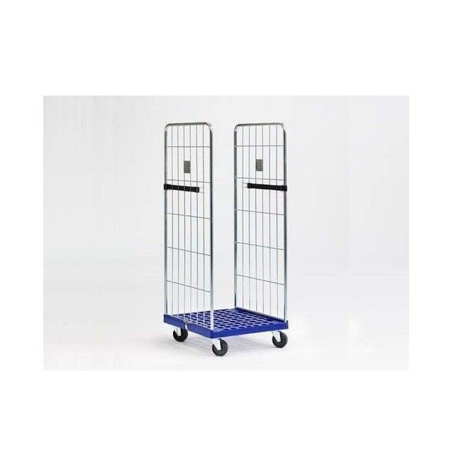 Bin, Cages and Roll Containers--Roll container with plastic base