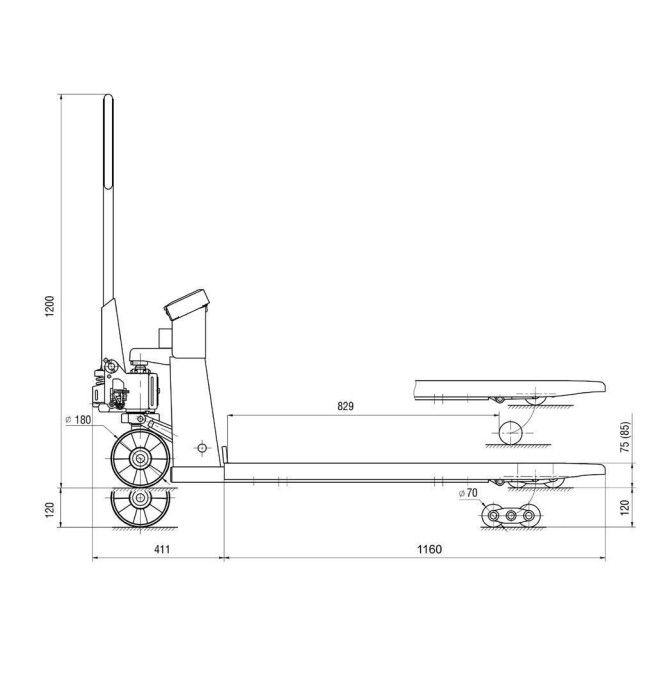 Fishing Tymbia-Transphase Tymbia-Transphase Weighing Heavy KNE - Accurate Industrial Weighing (Without Printer)