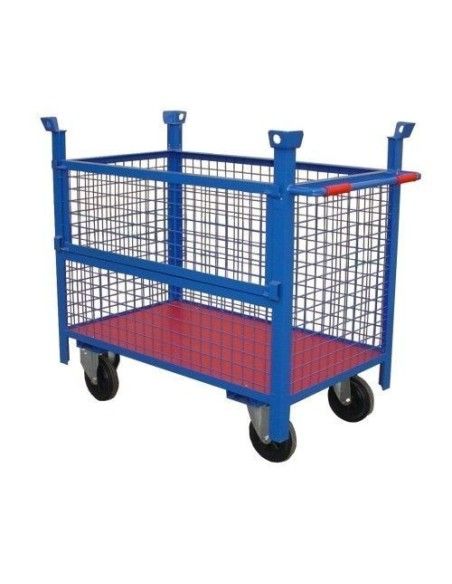 Containers and Baskets--Container mesh with wheels