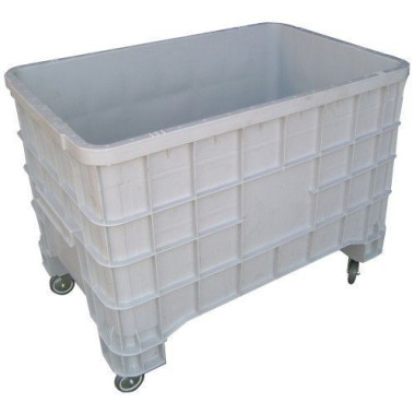 Recipientes e Cestos--Recipiente plástico com rodas 300kg
