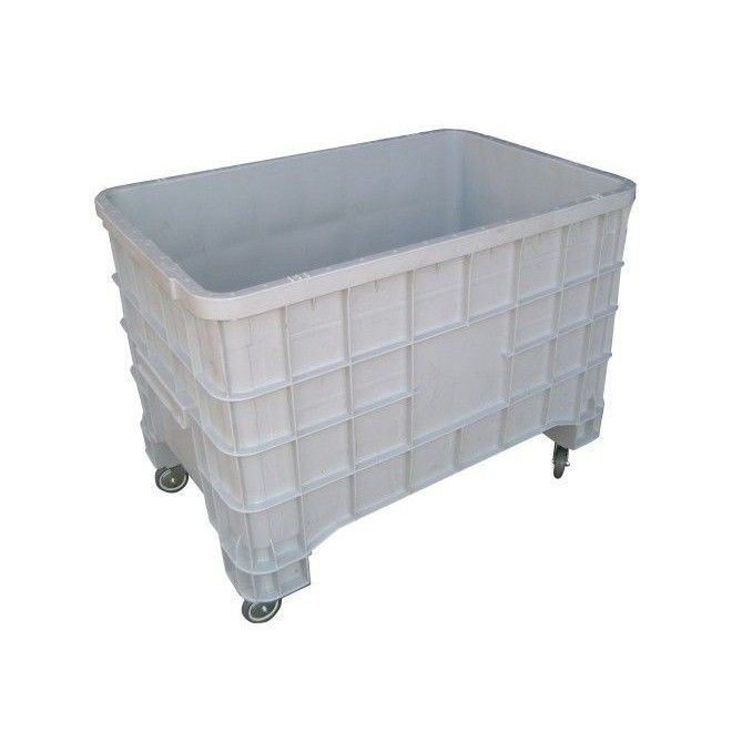 Recipientes e Cestos--Recipiente plástico com rodas 300kg