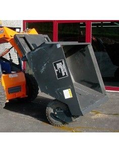 Barredoras: Minicargadoras y Retroexcavadoras--Dumper autocargable para minicargadora 2