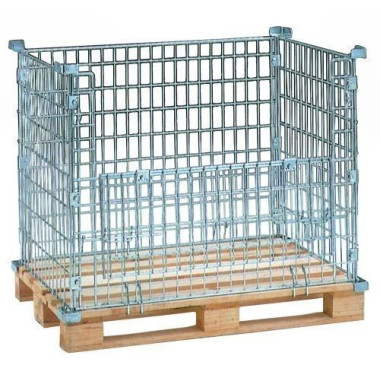 Bin, Cages and Roll Containers--Container high folding grid