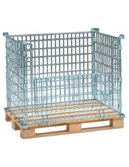 Bin, Cages and Roll Containers--Container high folding grid