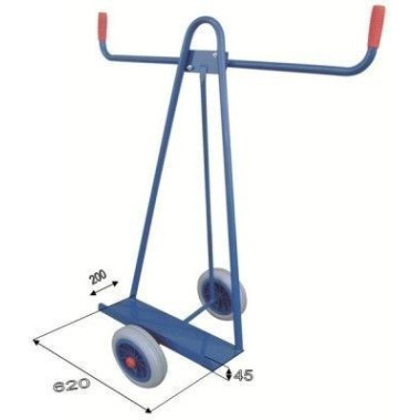 Carrelli manuali ed elettrici--Auto supporto di bordo 300kg 2