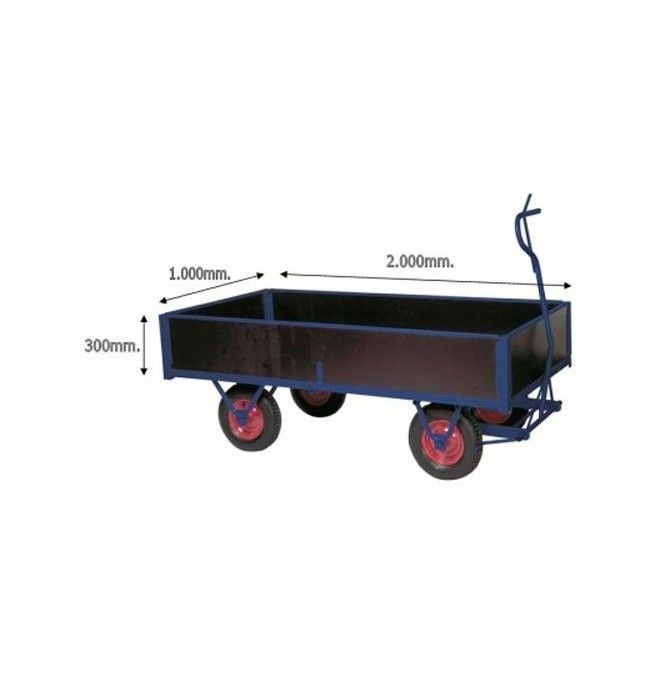 Reboques e Tanques--Reboque madeira de 750Kg