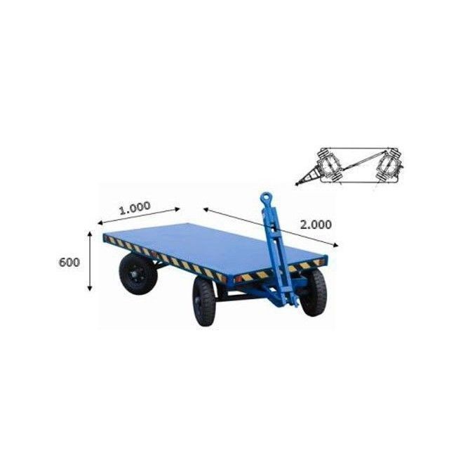 Reboques e Tanques--Reboque 4000 Kg