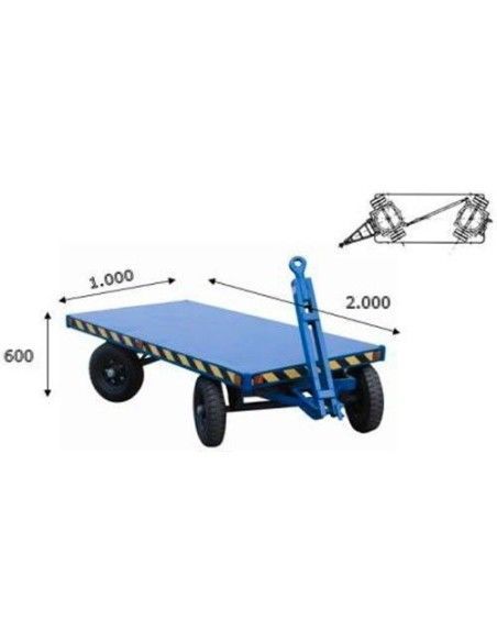 Reboques e Tanques--Reboque 4000 Kg