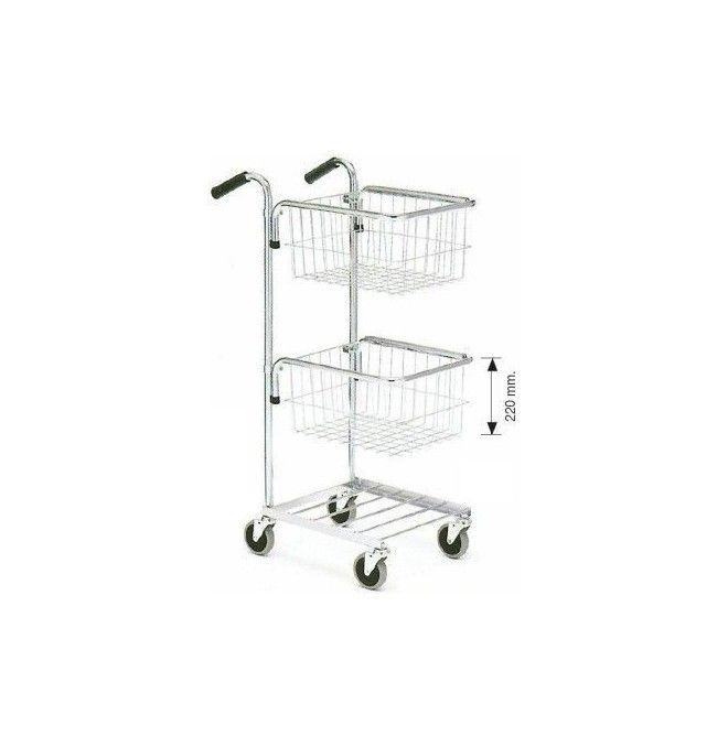Supermercados e armazéns..-Carro com cestos