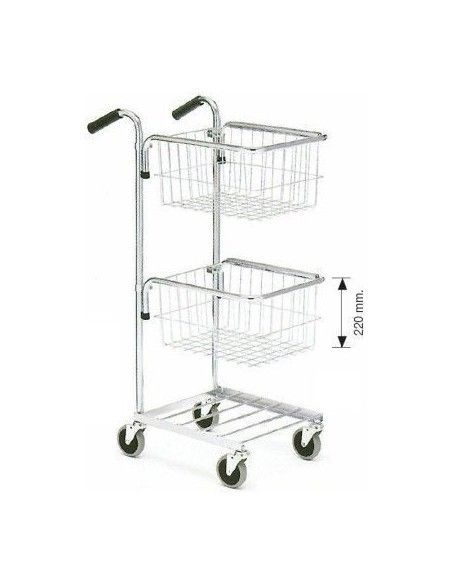 Supermercados e armazéns..-Carro com cestos
