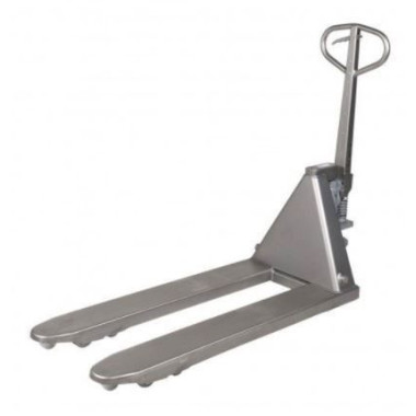 Transpalettes Inox et Galvanisés--Transpalette 1130x520acier inoxydable 2500kg
