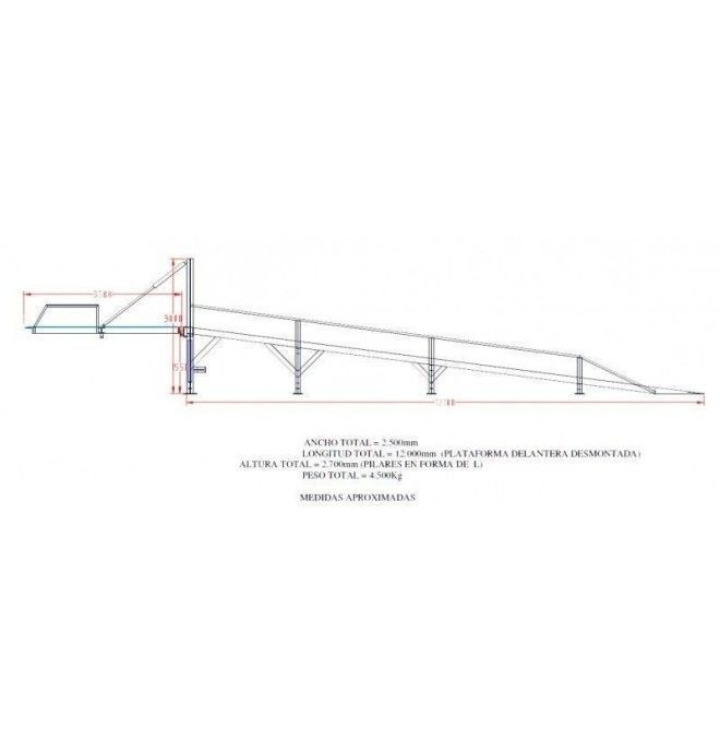 Loading Ramps--Loading ramp 12m Standard