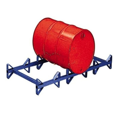 Kunststoff- und Blechfässer--Palet 3 Trommeln 250 Liter