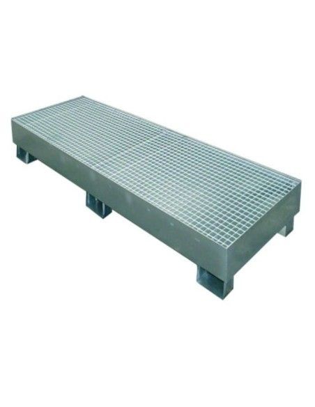 Fusti in Plastica e Lamiera--Secchio zincato 4 tamburi 200L
