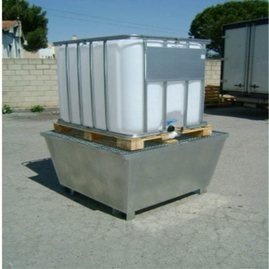 Fûts En Plastique et En Tôles-Seau galvanisé 1000L 2