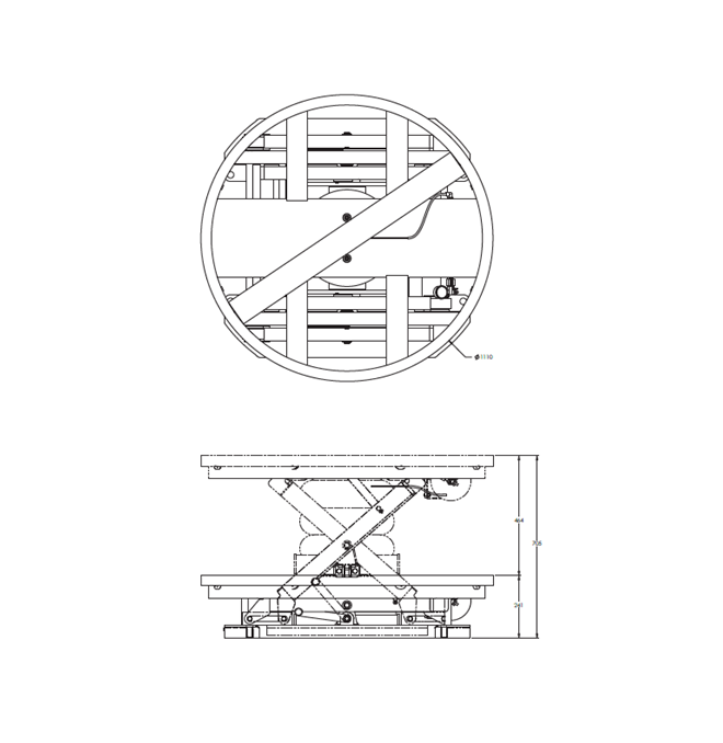 Spezielle Tische--Positive Tabelle 2000kg