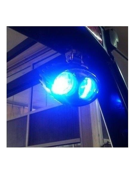 Faros y espejos de seguridad-TYMBIA-Faro de Seguridad para Carretillas Azul
