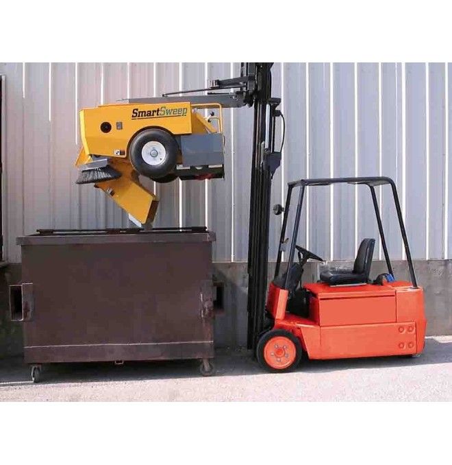 Spazzatrici e Spazzole--Spazzatrice per carrello elevatore
