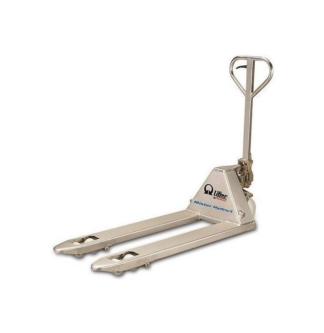 Transpalettes Inox et Galvanisés--Transpalette 1150x525 304 acier inoxydable