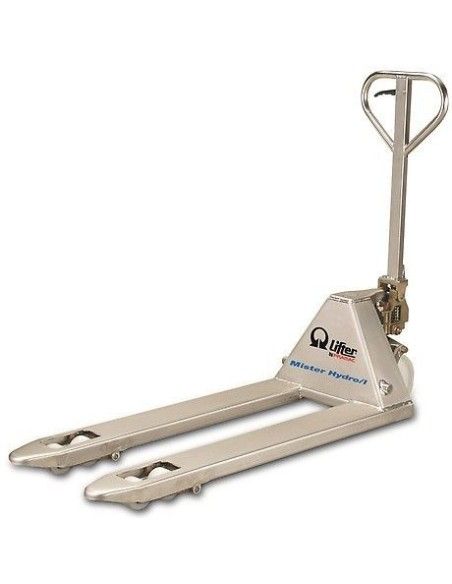 Transpalettes Inox et Galvanisés--Transpalette 1150x525 304 acier inoxydable