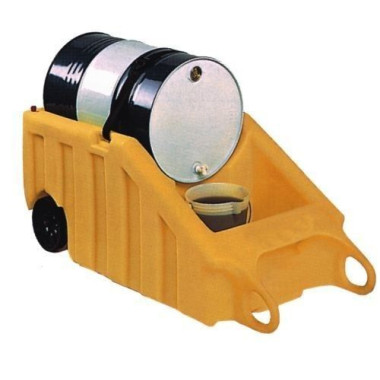 Polyethylene & metal buckets --Cart 1 tilting drum