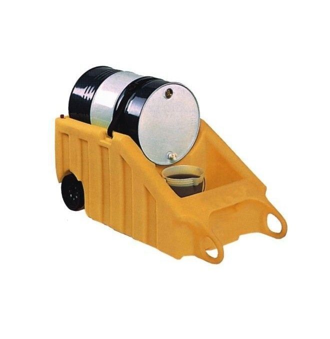 Polyethylene & metal buckets --Cart 1 tilting drum