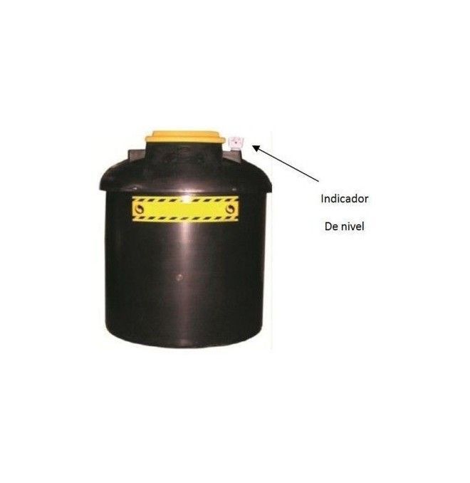 Polyethylene & metal buckets -- used oil 500L