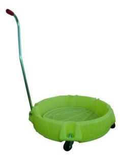 Cubetas de polietileno & metálicas--Carro para bidones polietileno