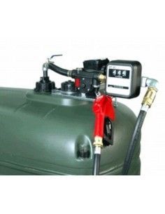 Plastic and Sheet Metal Drum-So much gasoil 1,000 L. 2