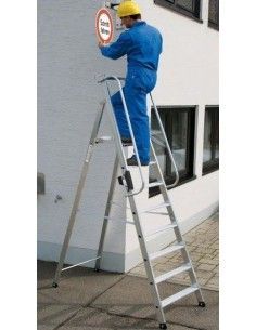 Scale--Scala forbici con grande piattaforma