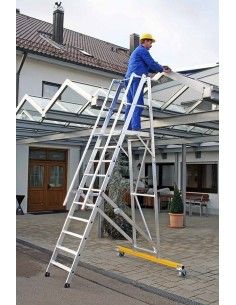 Escadaria--Escada armazenamento de alumínio padrão