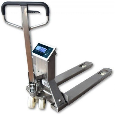 Transpalettes Peseurs--Transpalette Acier inoxydable 2000Kg